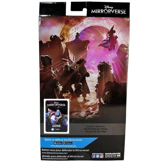 Disney Mirrorverse Genie Tank Action Figure By McFarlane Toys BRAND NEW SEALED - Picture 4 of 8